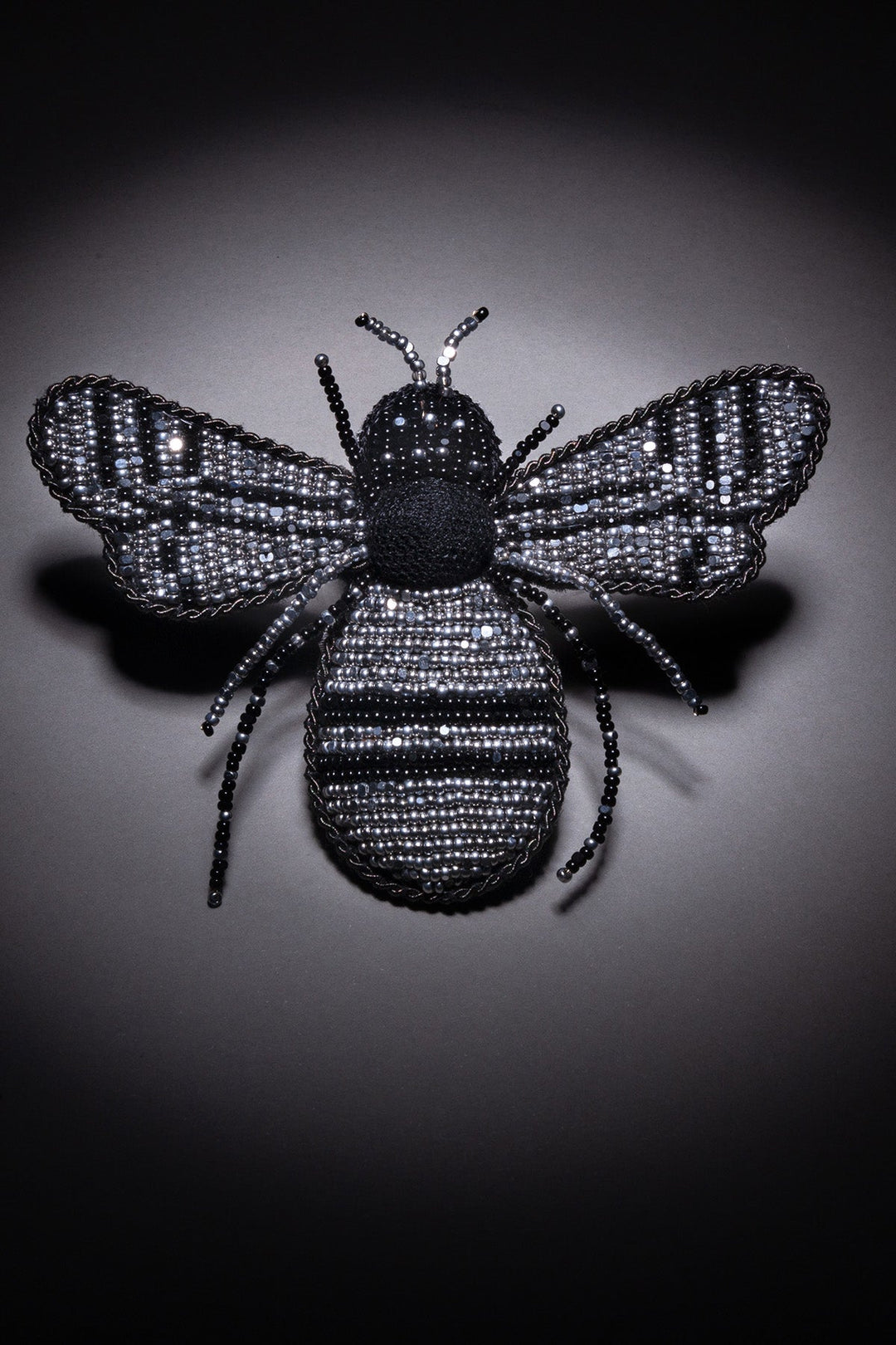 Black Beetle Brooch - PALLAVI SWADI