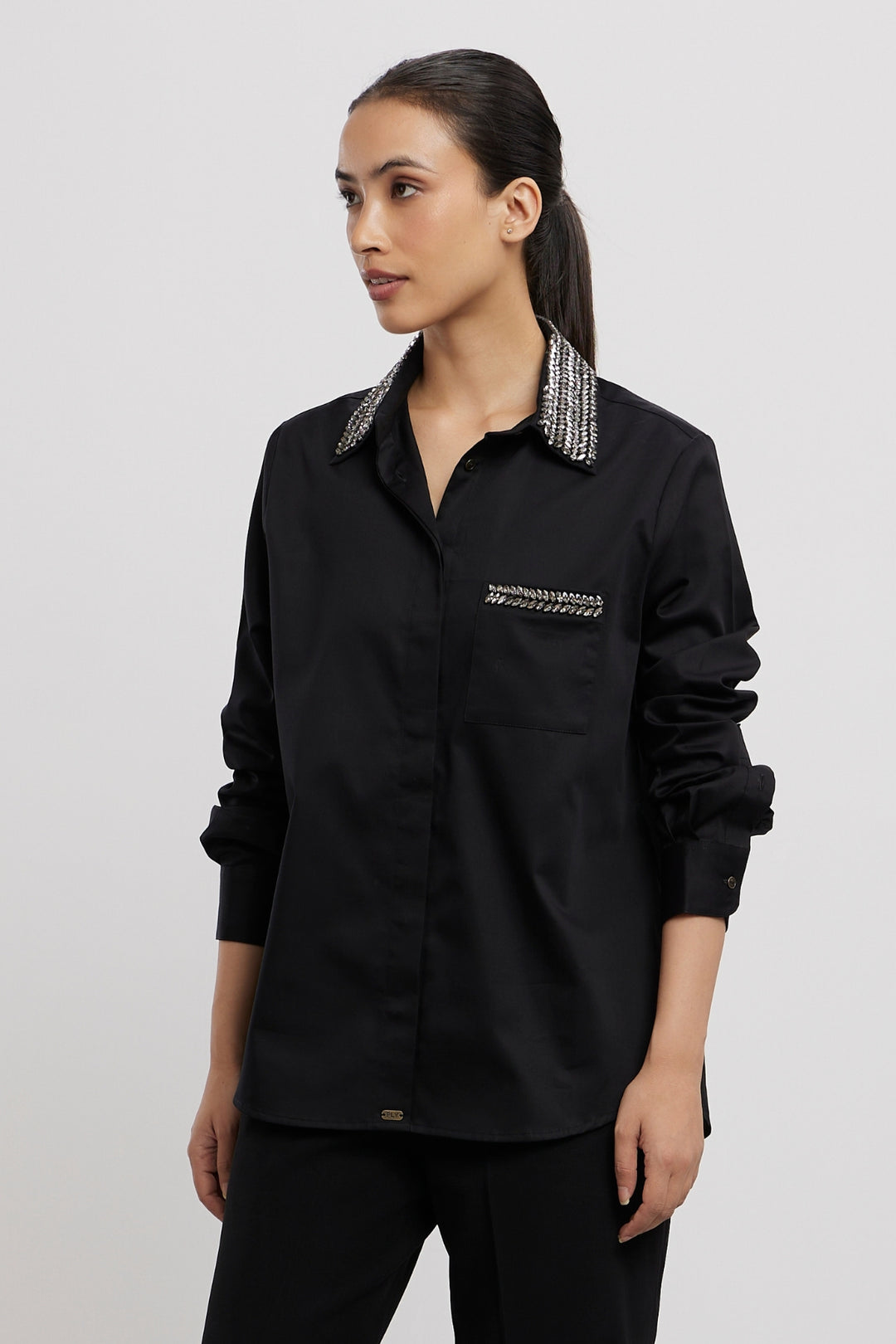 Black Diamond Etoile Shirt - PALLAVI SWADI  