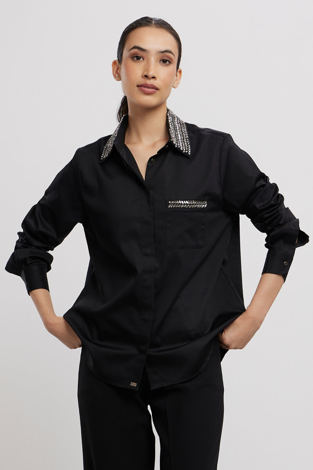Black Diamond Etoile Shirt - PALLAVI SWADI  