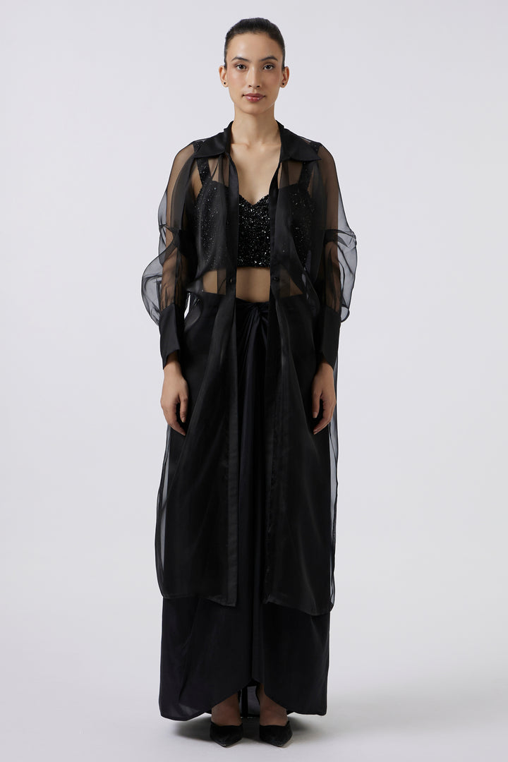 Organza Black Jacket