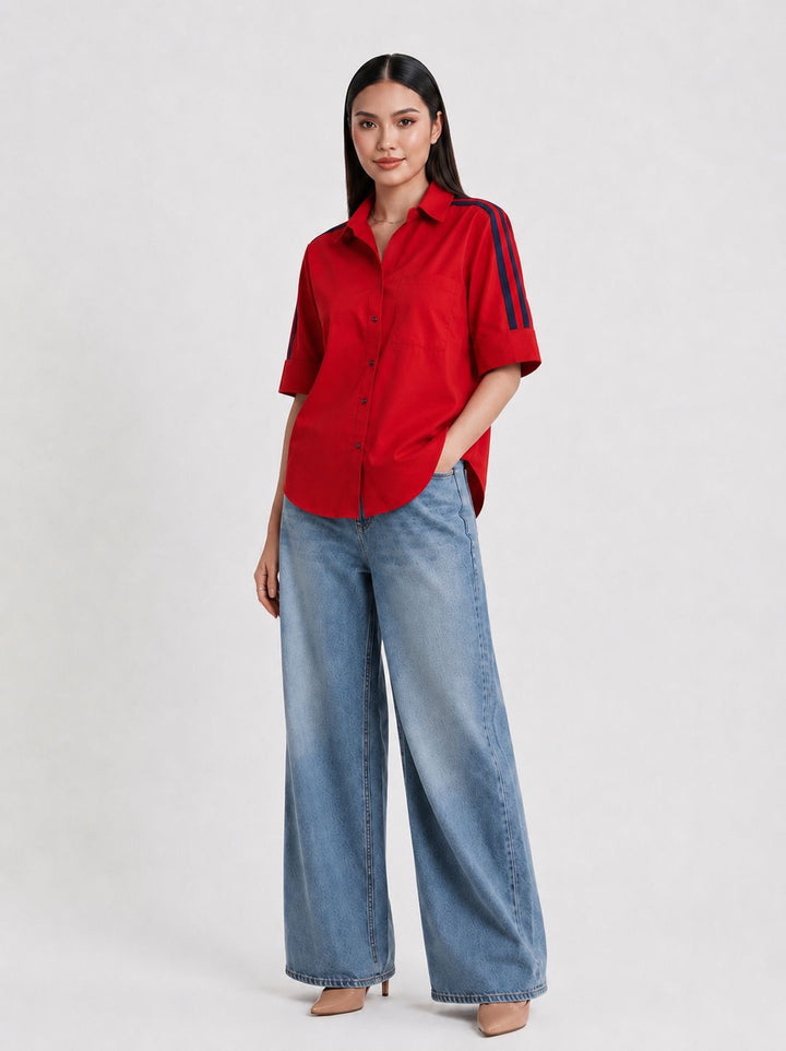 Red Ribbon Shirt