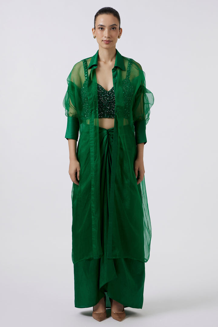 Organza Emerald Jacket