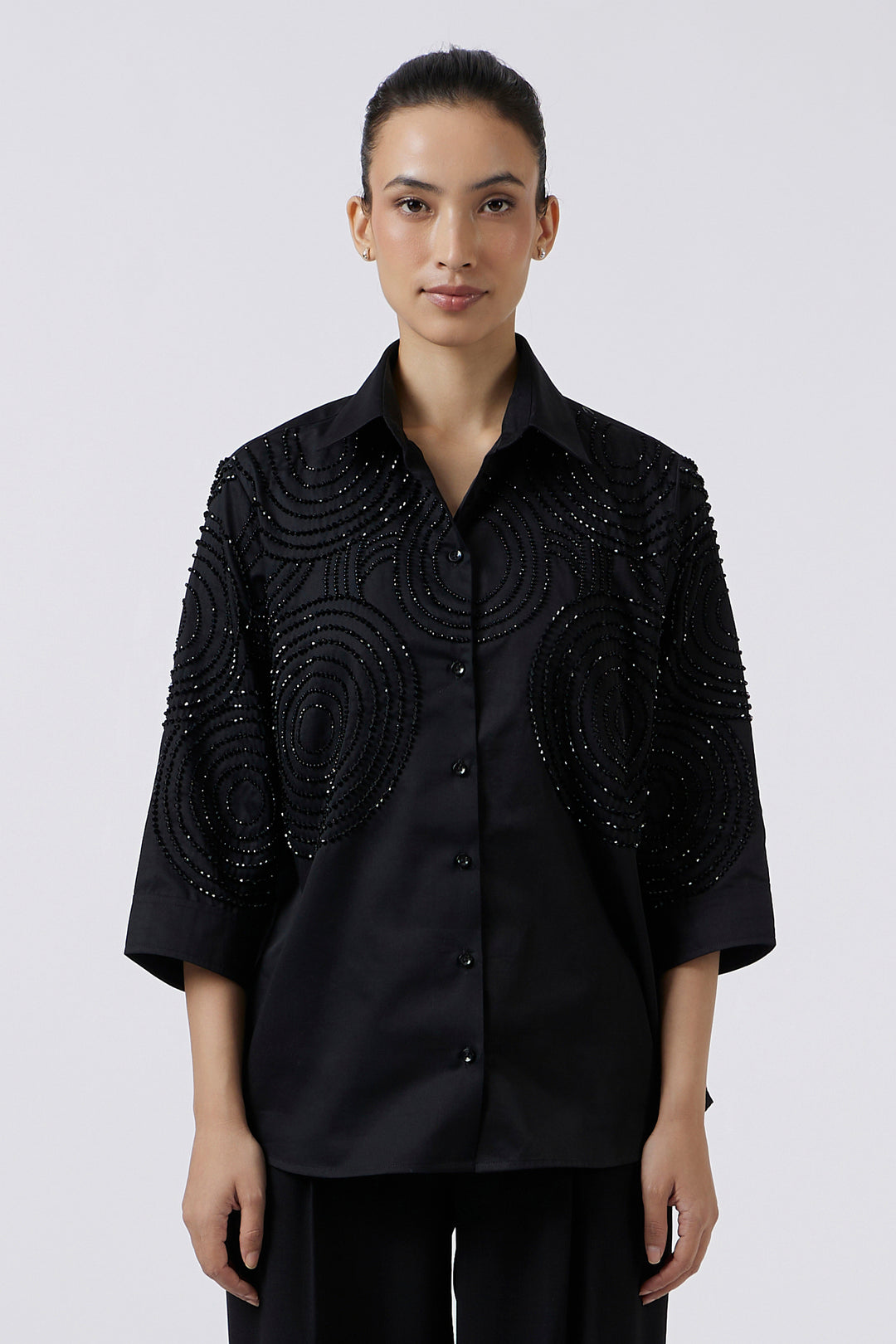 Celeste Black Shirt