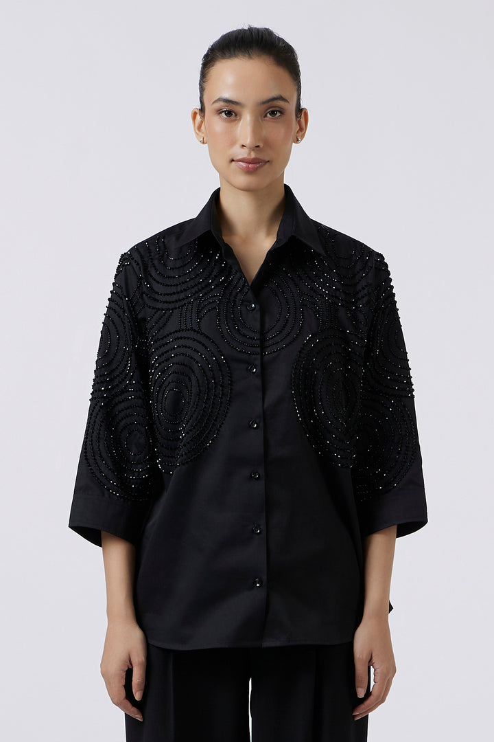 Celeste Black Shirt