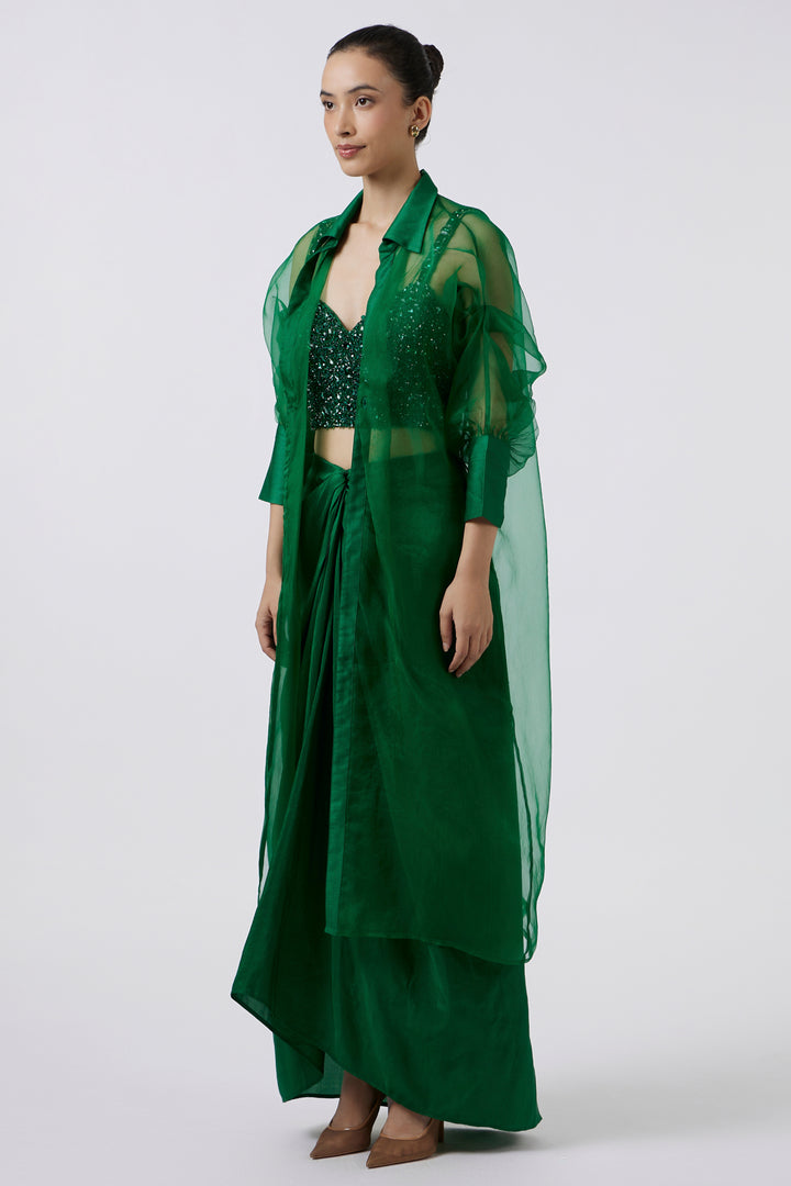 Organza Emerald Jacket