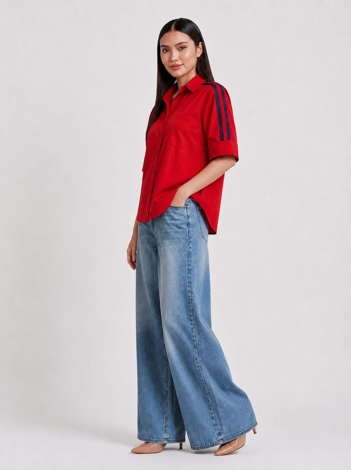 Red Ribbon Shirt