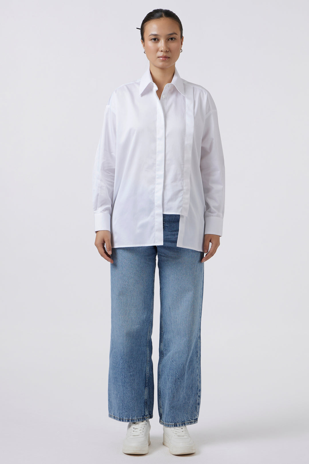 WHITE SYMMETRY SHIRT