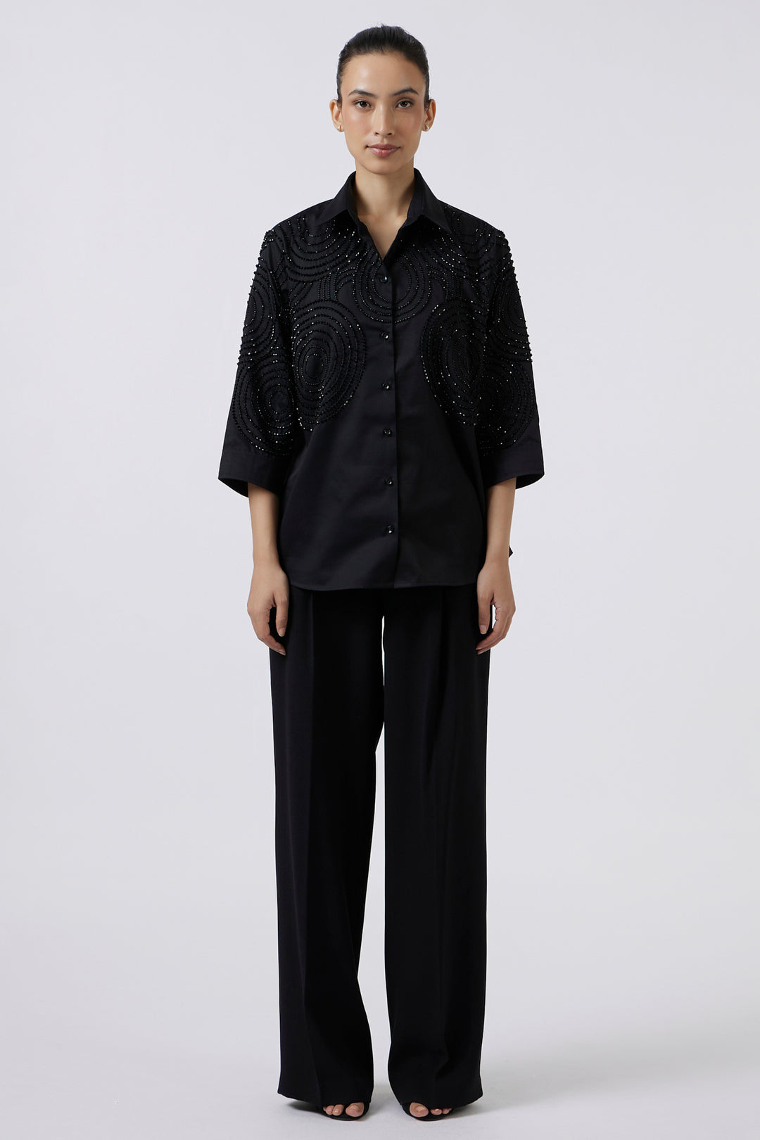 Celeste Black Shirt