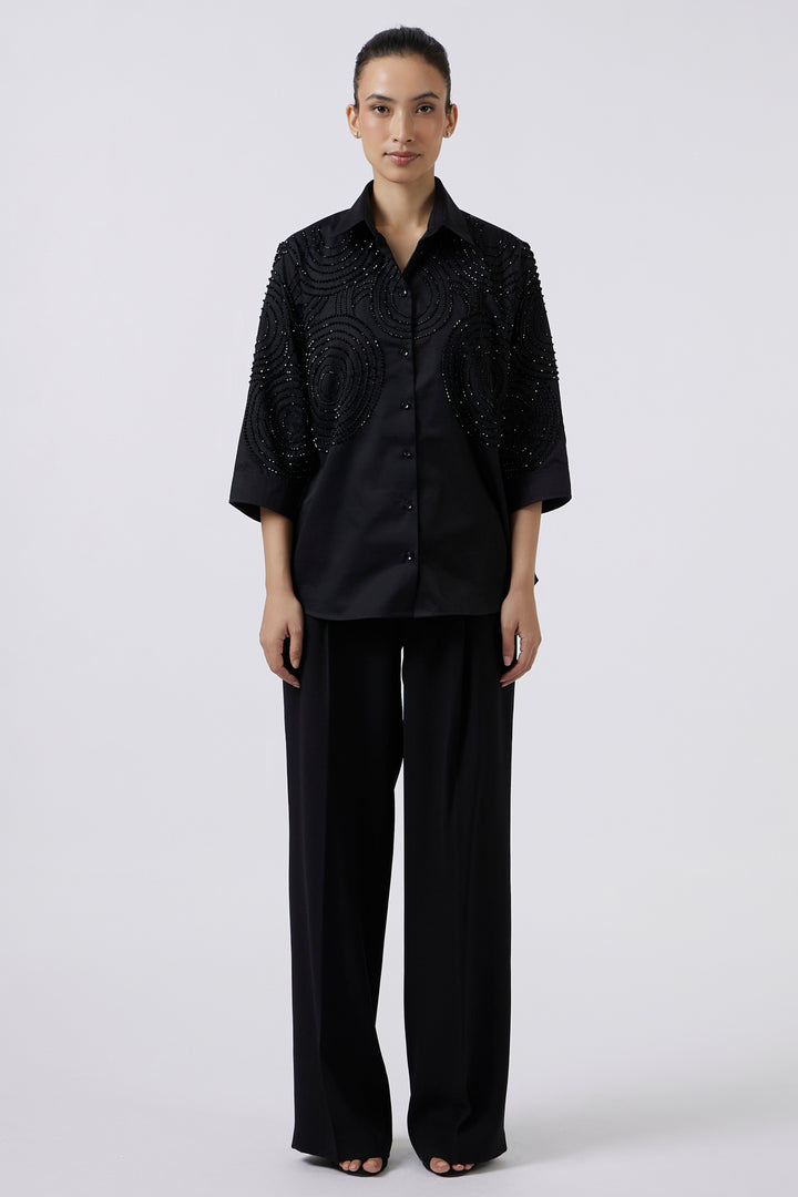Celeste Black Shirt