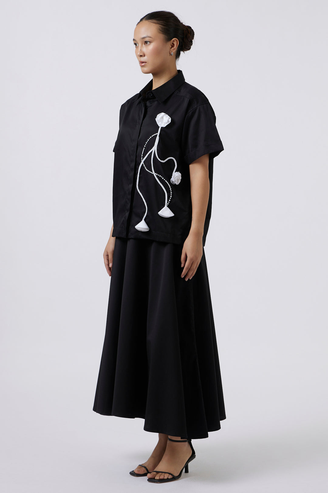 FLEUR NOIR ET BLANC SET