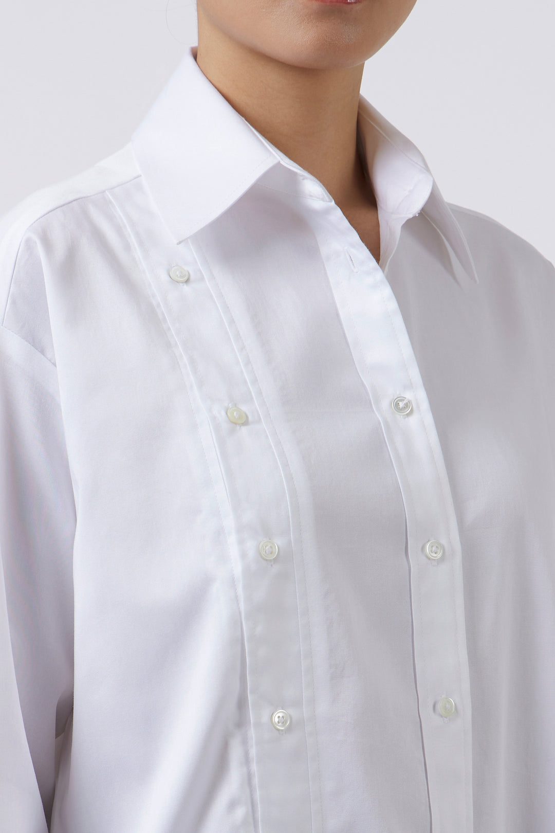 LINEAR WHITE SHIRT