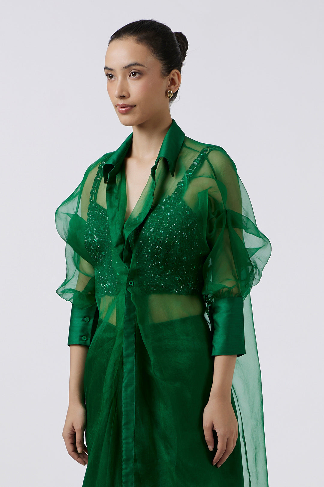 Organza Emerald Jacket