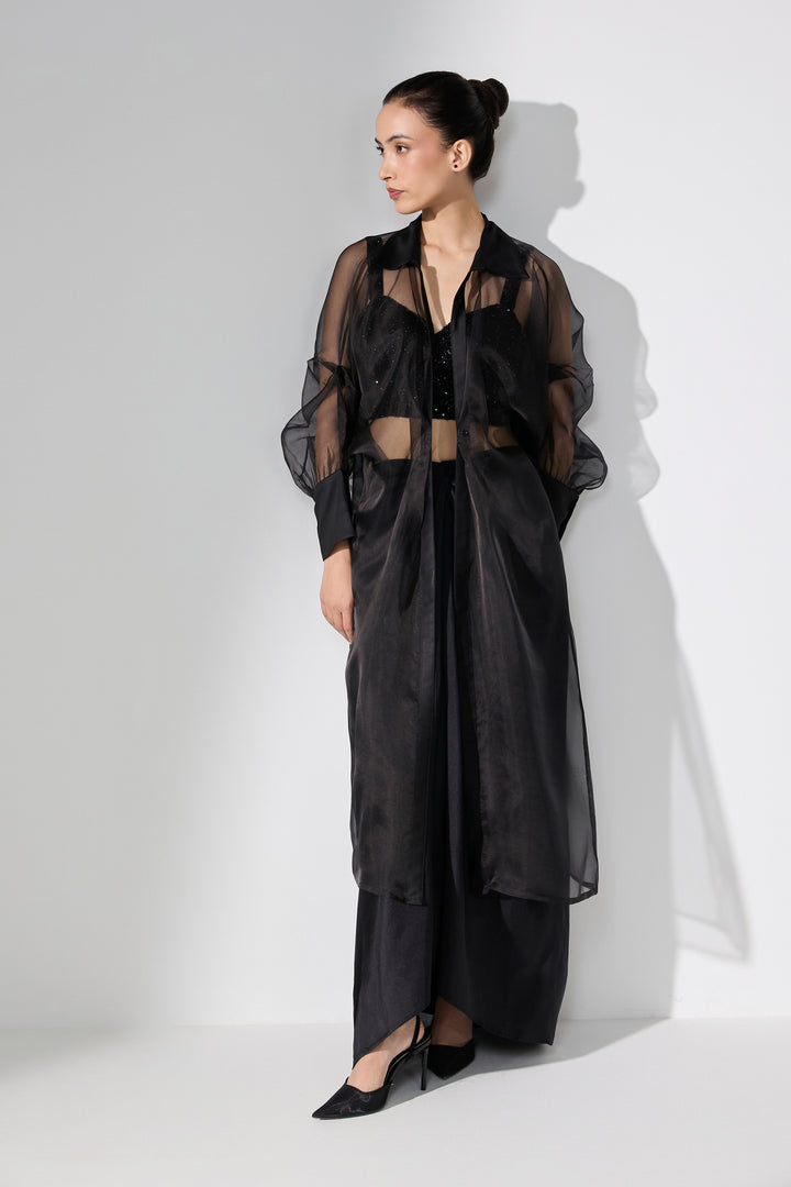 Organza Black Jacket