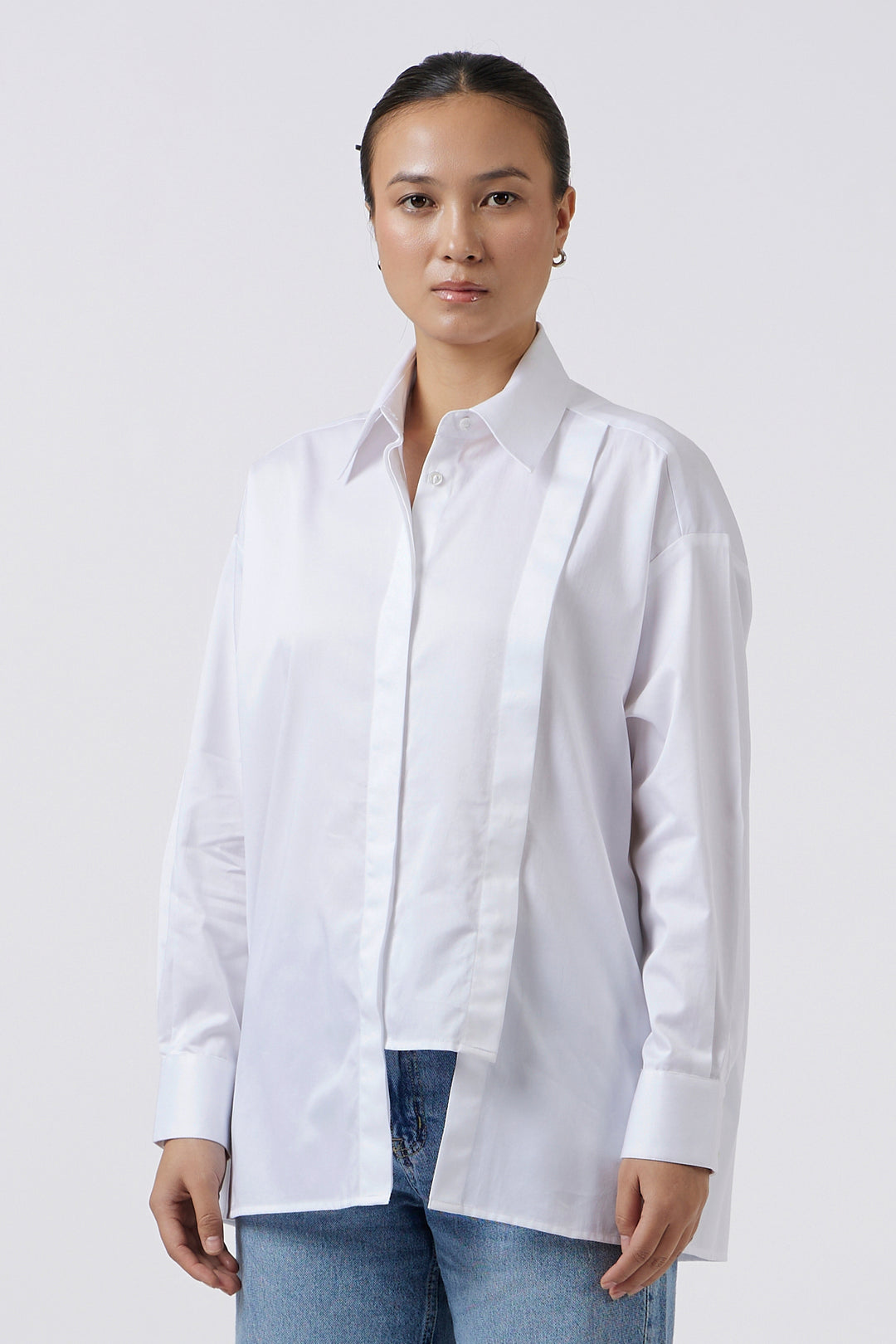 WHITE SYMMETRY SHIRT