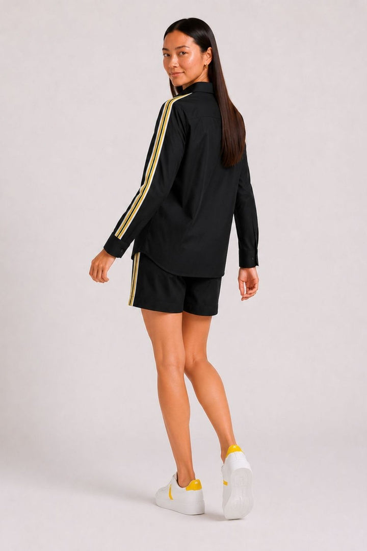 Black Ribbon Short Set