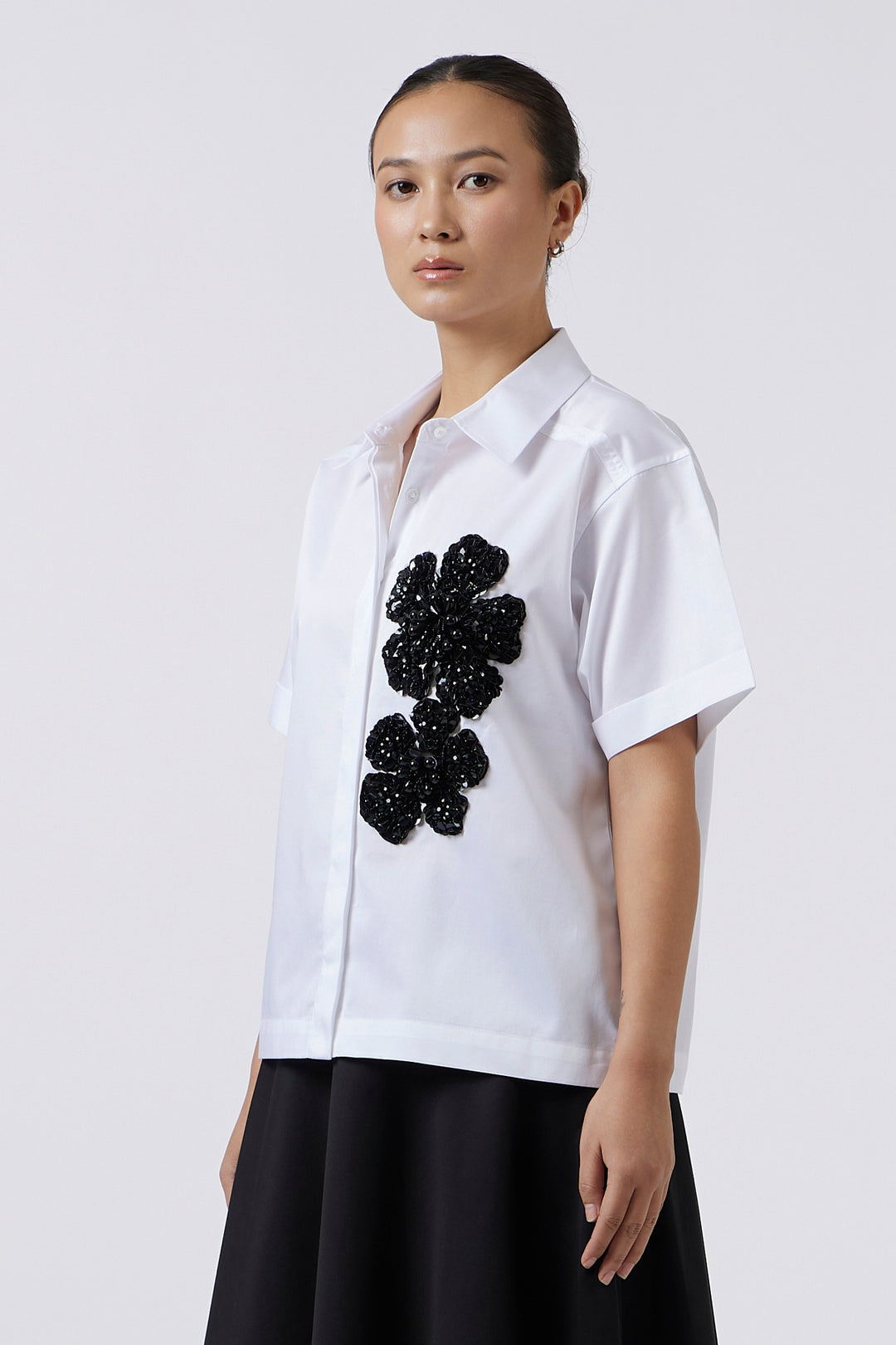 FLEUR NOIR SHIRT