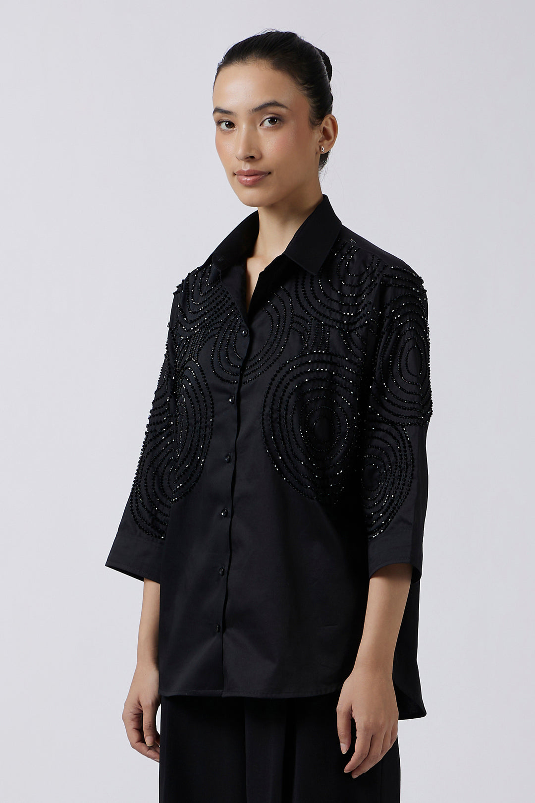 Celeste Black Shirt