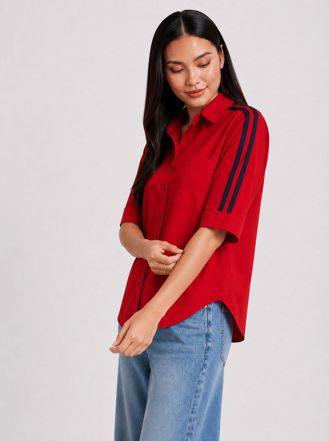 Red Ribbon Shirt