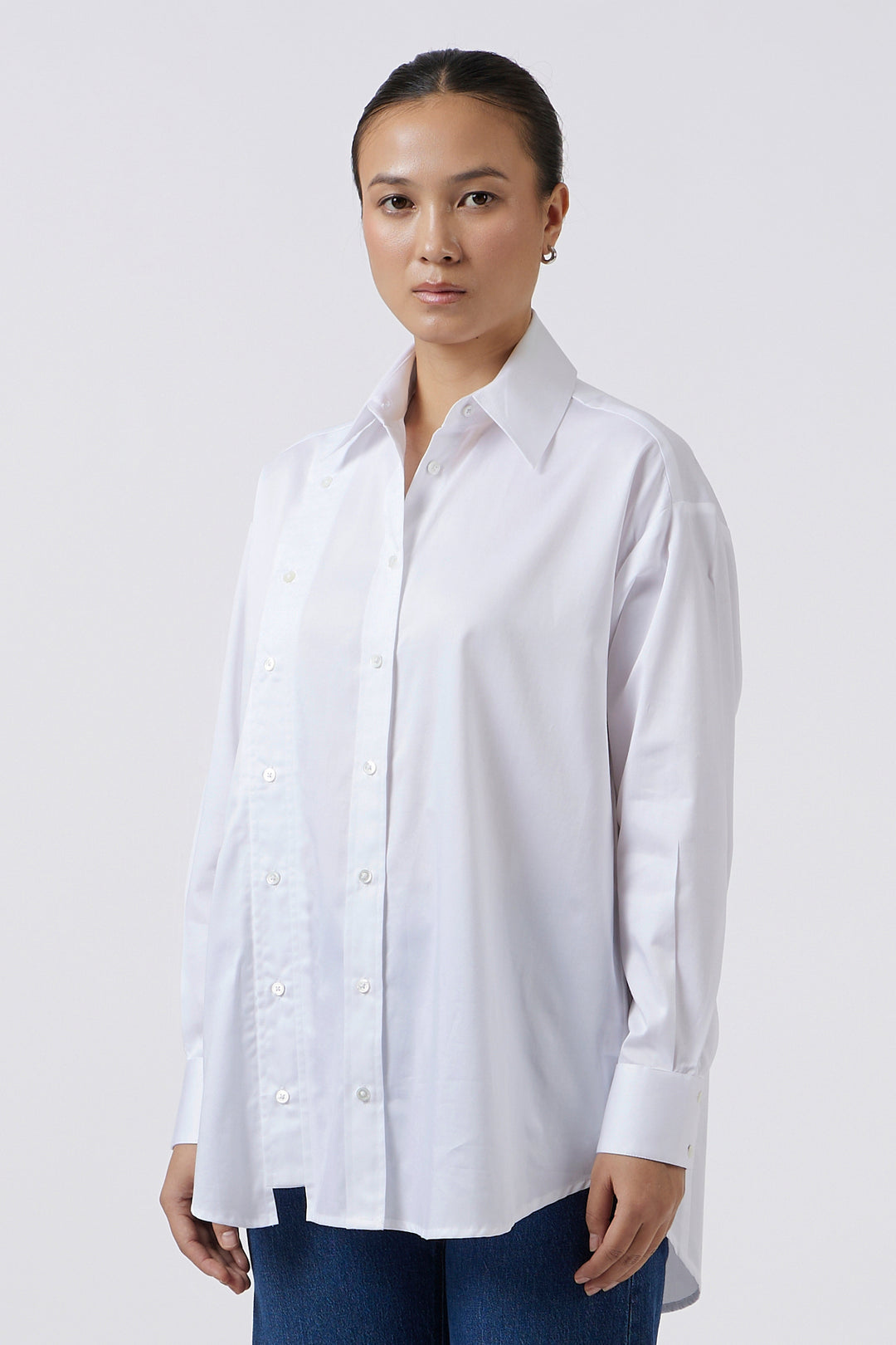 LINEAR WHITE SHIRT