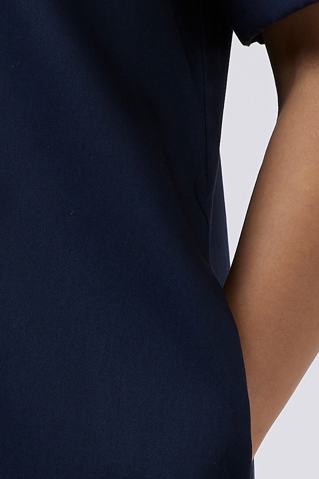 NAVY LONG RELAXED DRESS