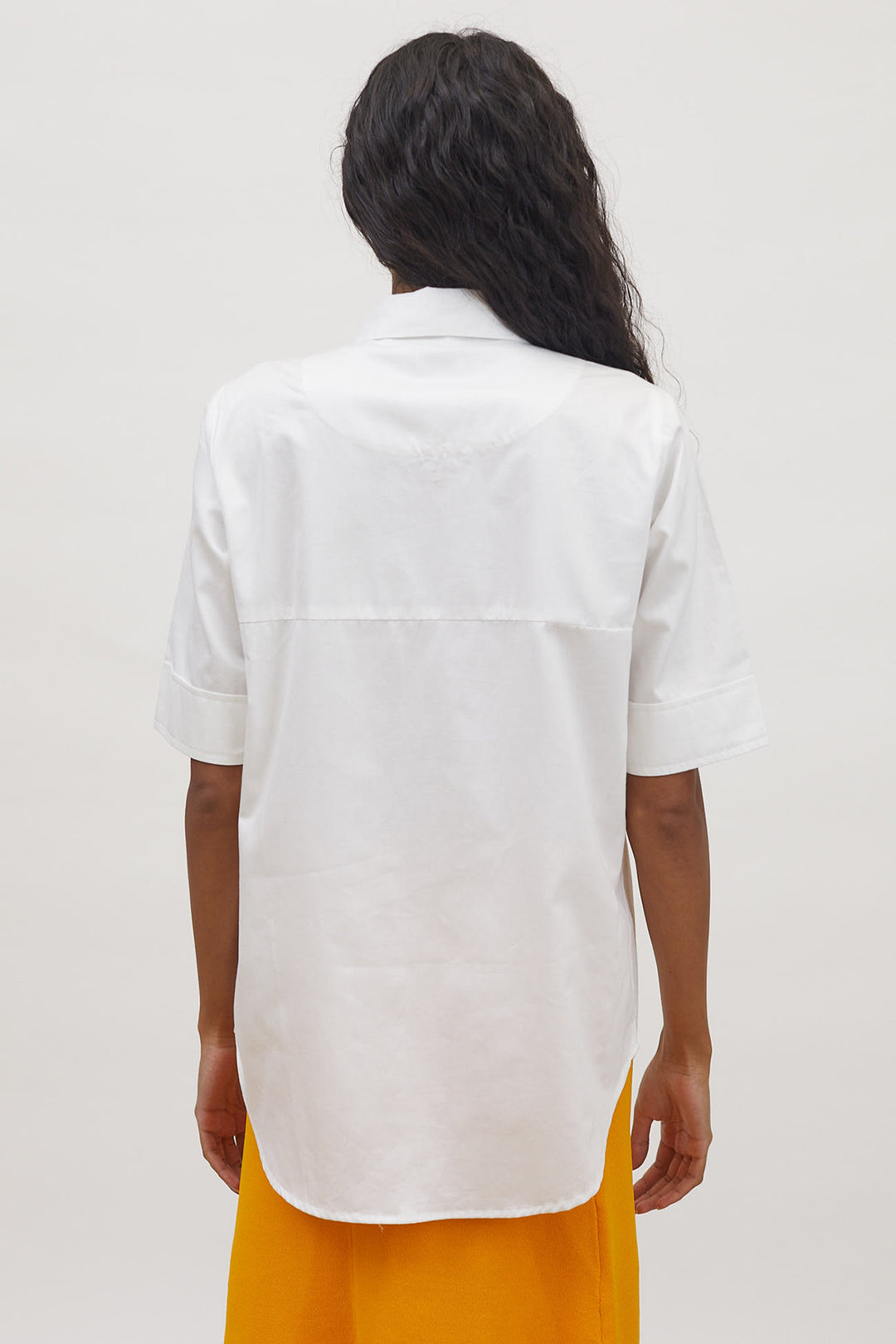 White Puzzle Pop Embroidered Shirt