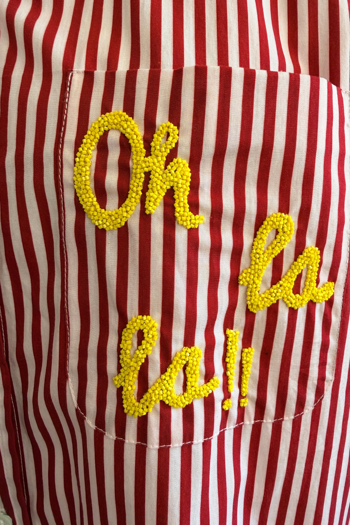 Red Stripe OH LA LA Shirt
