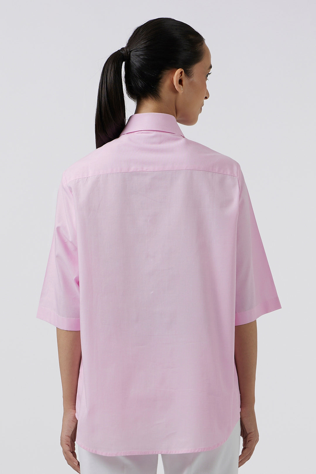 GEOMETRIC BIB PINK SHIRT