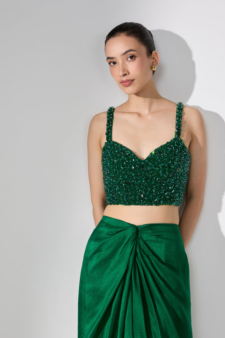Celestial Emerald Bustier