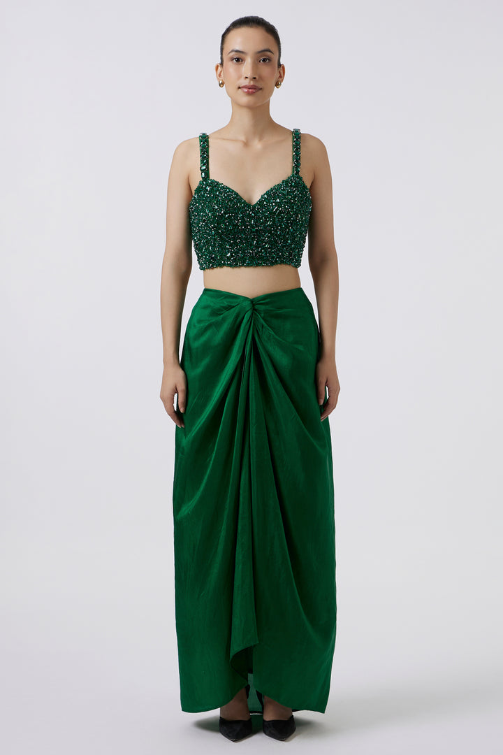Celestial Emerald Bustier