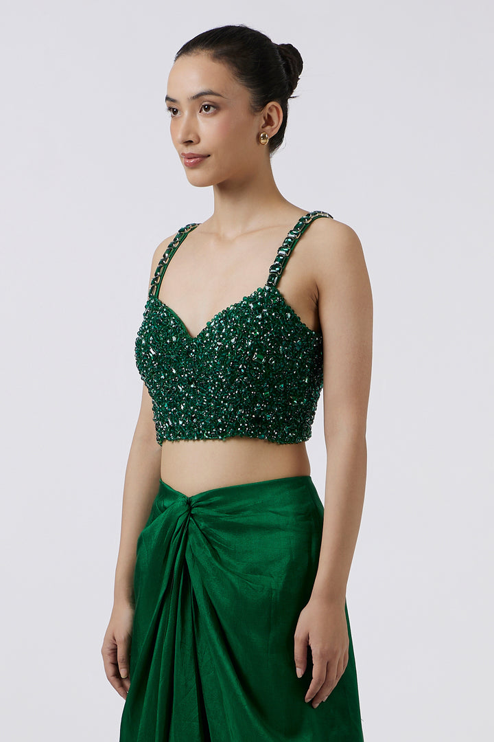 Celestial Emerald Bustier
