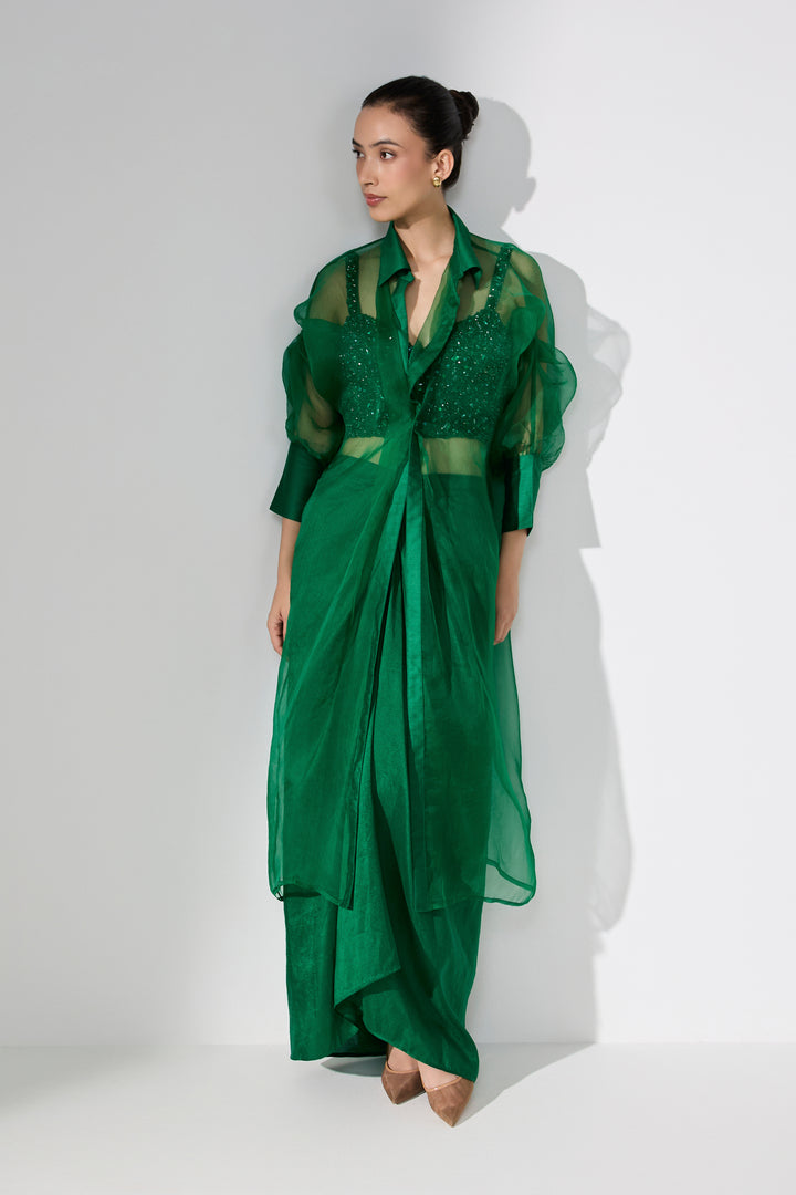 Organza Emerald Jacket