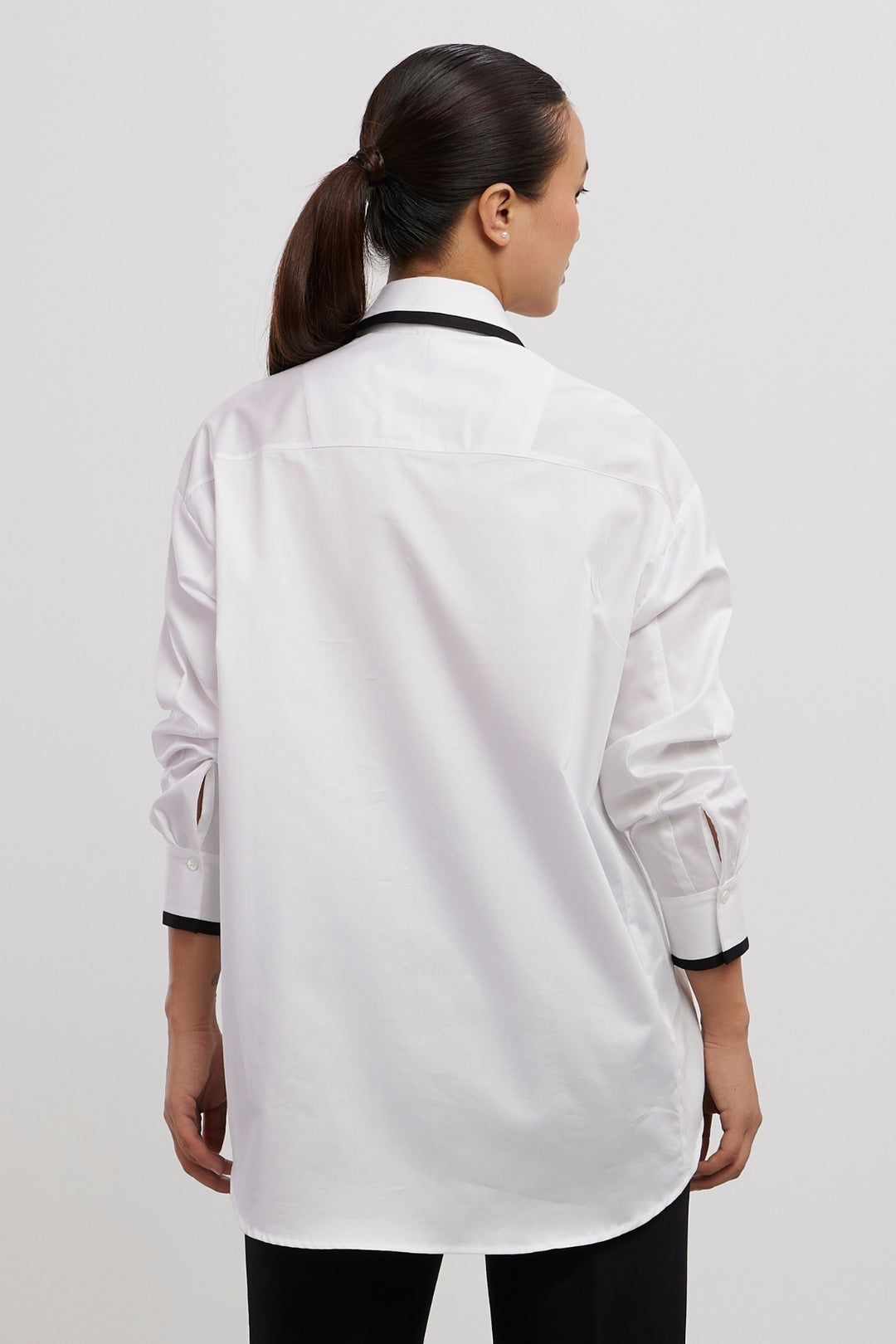 WHITE TUXEDO 2 POCKET SHIRT - PALLAVI SWADI  