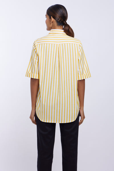 Yellow Stripe Thunderbolt Shirt