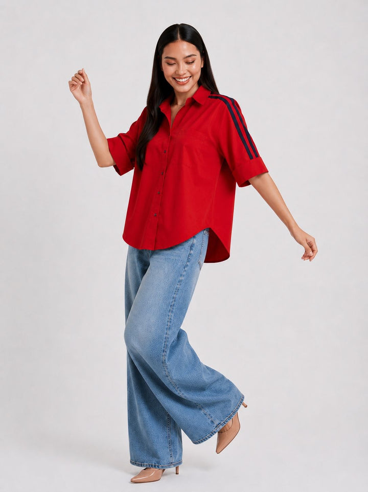 Red Ribbon Shirt