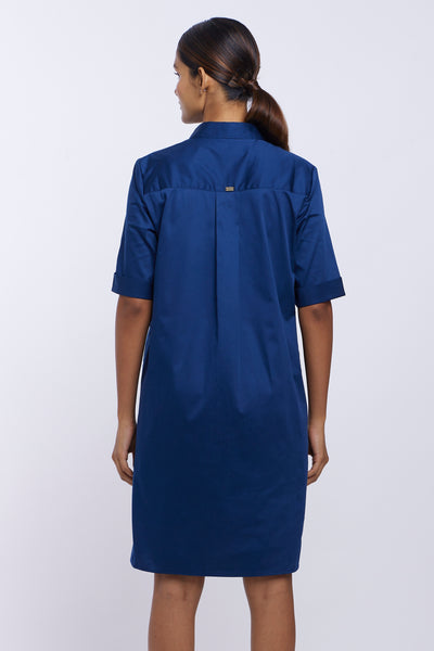 Midnight Blue Pocket Dress