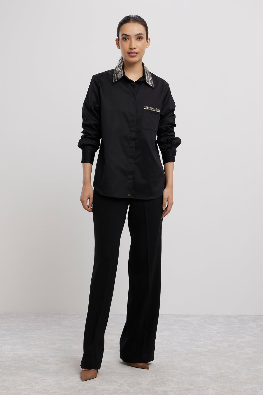 Black Diamond Etoile Shirt - PALLAVI SWADI  
