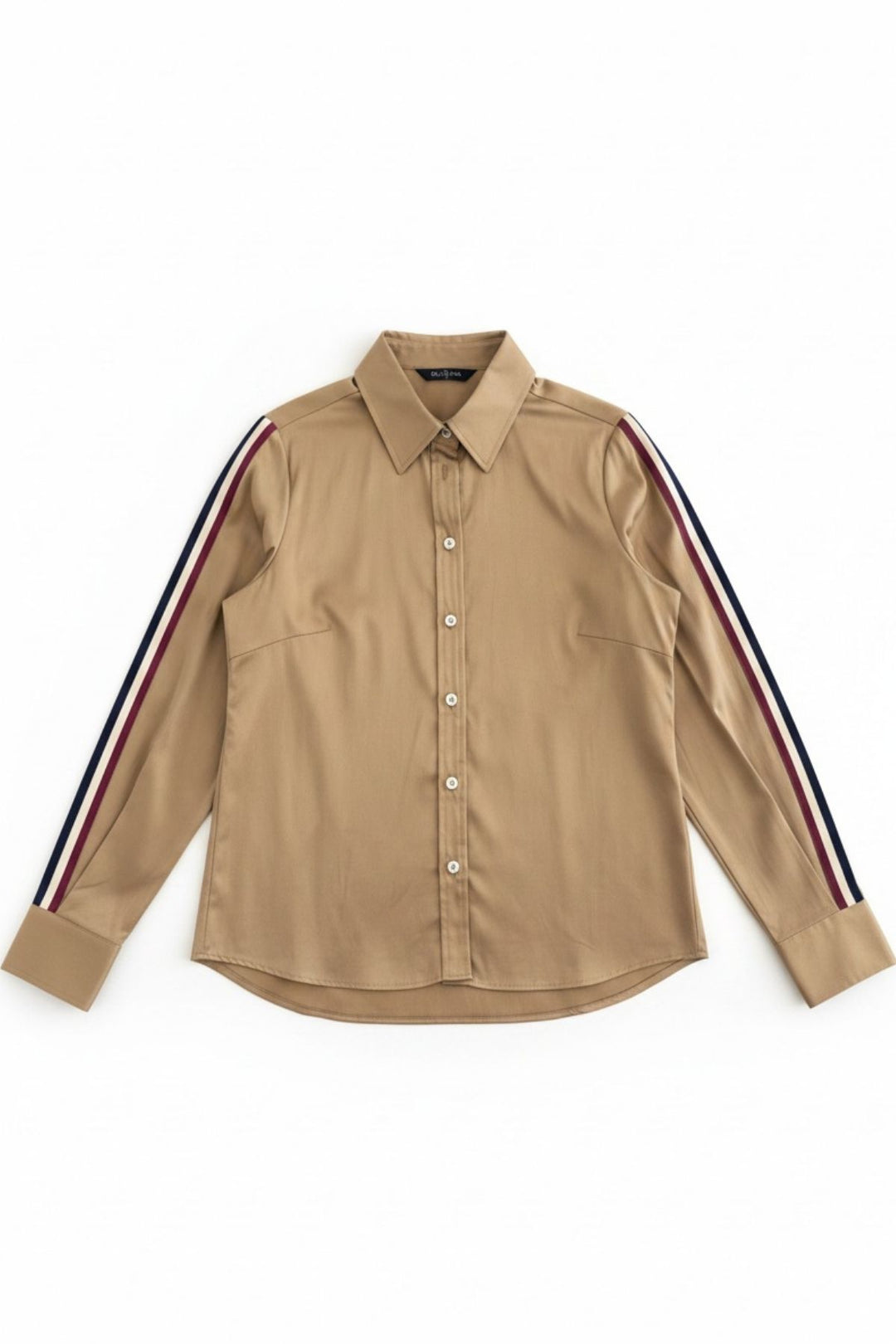 Sand Ribbon Crop Shirt
