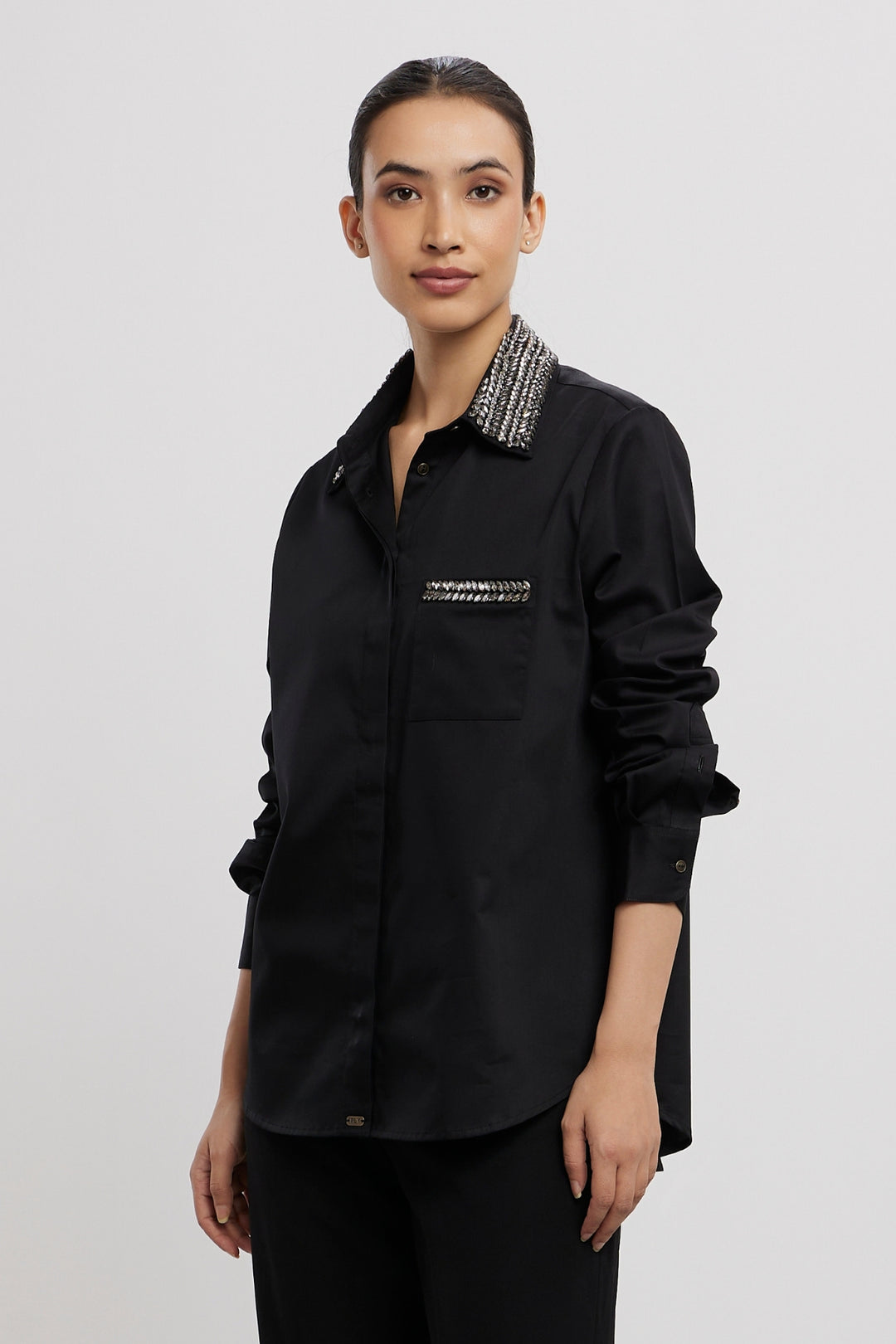 Black Diamond Etoile Shirt - PALLAVI SWADI  