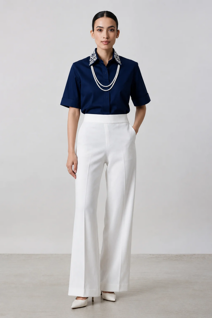 Midnight Blue Pearl Necklace
