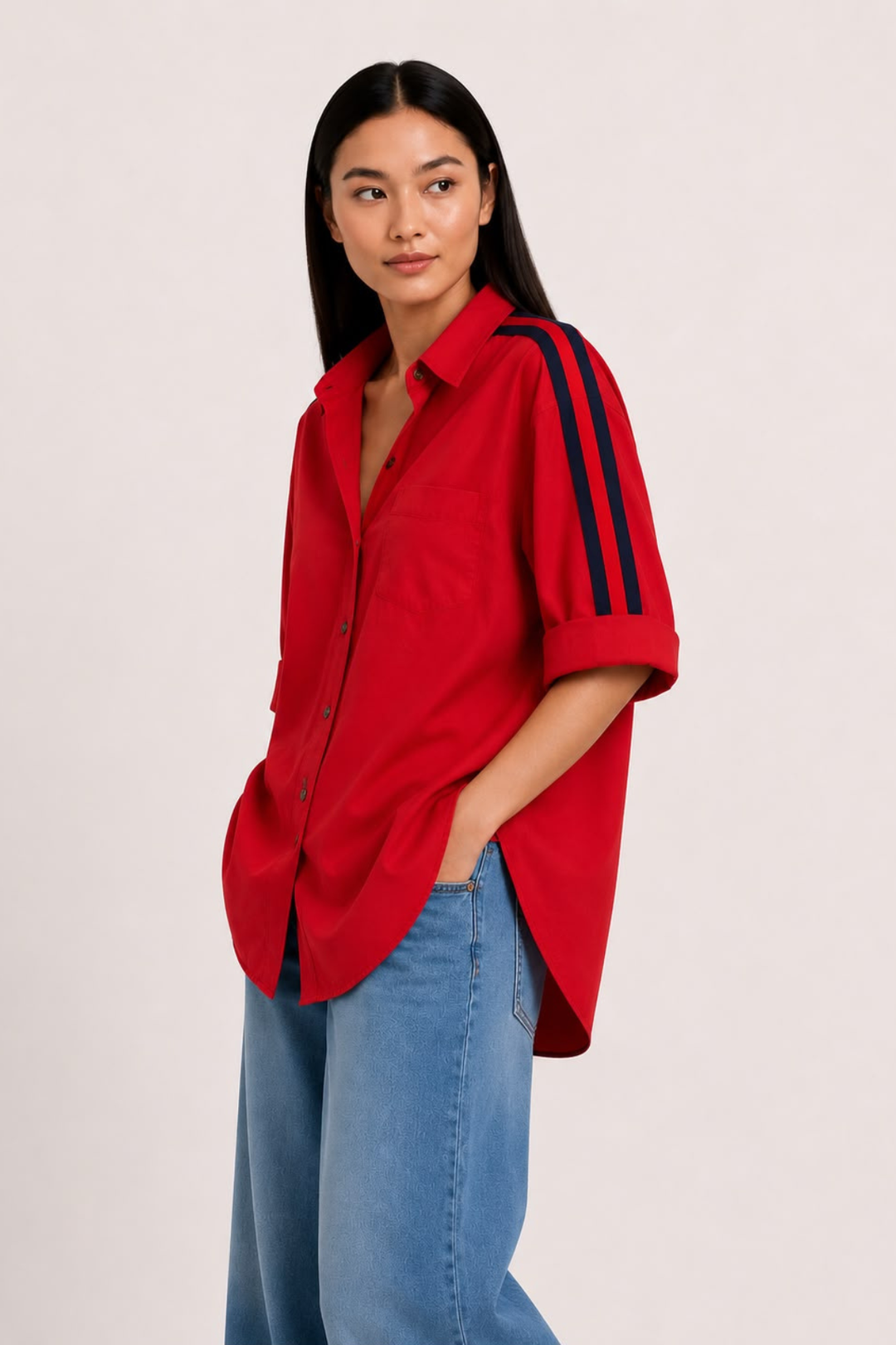 Red Ribbon Shirt