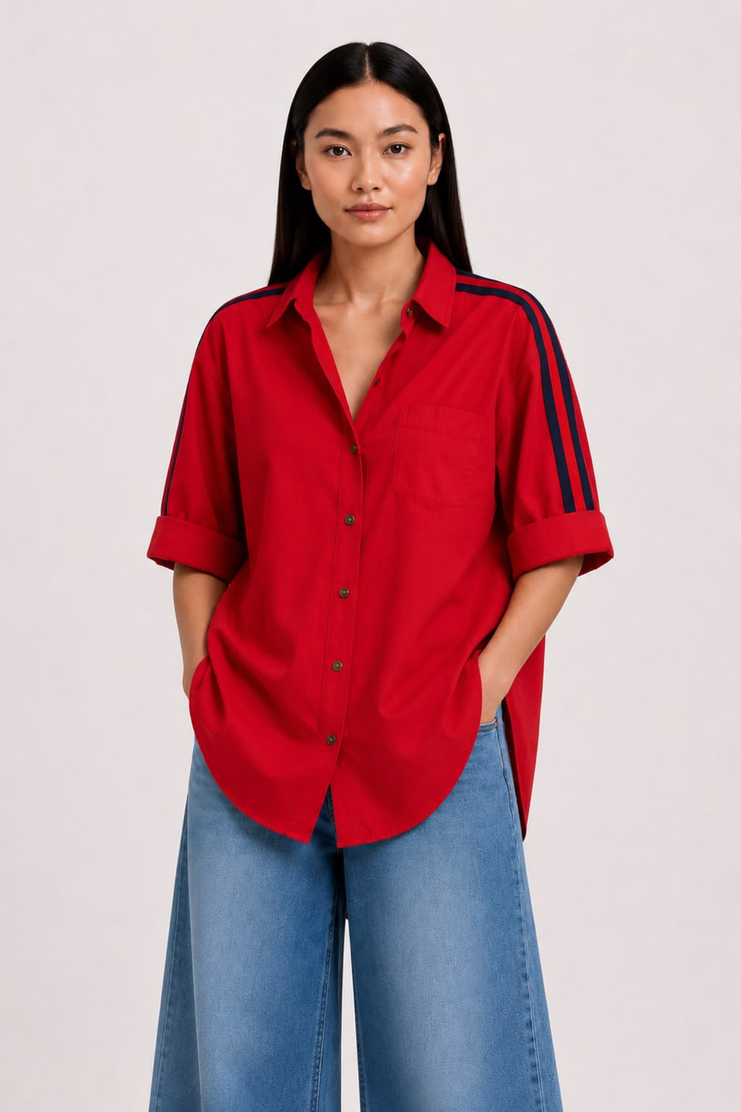 Red Ribbon Shirt