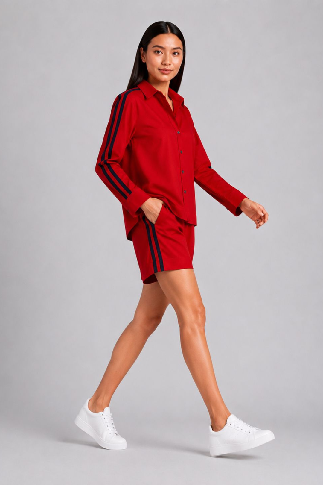 Red Ribbon Short Set