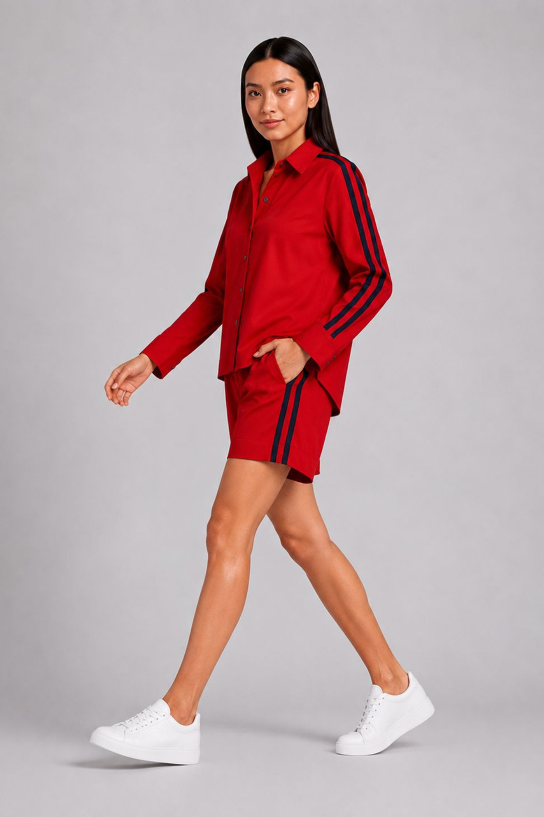 Red Ribbon Short Set