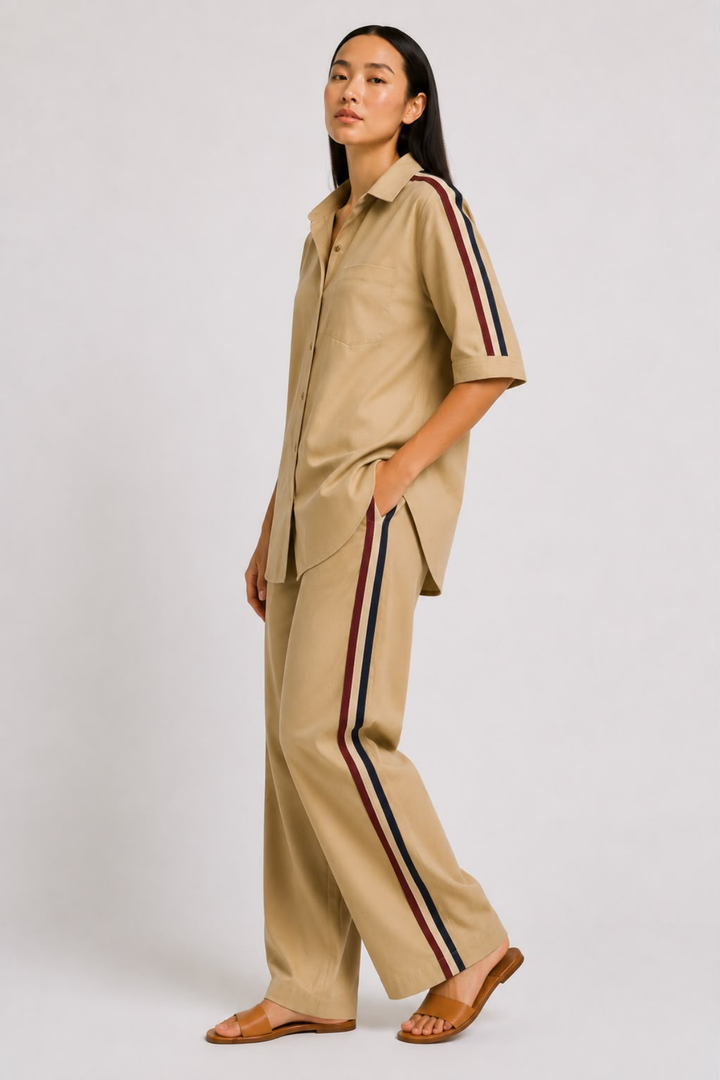 Sand Ribbon Pant Set