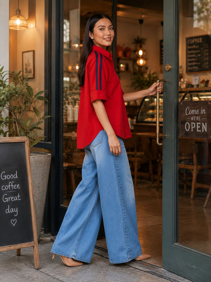 Red Ribbon Shirt