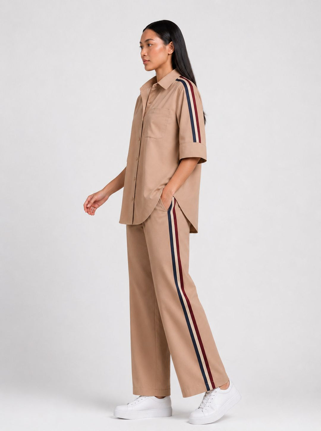 Sand Ribbon Pant Set