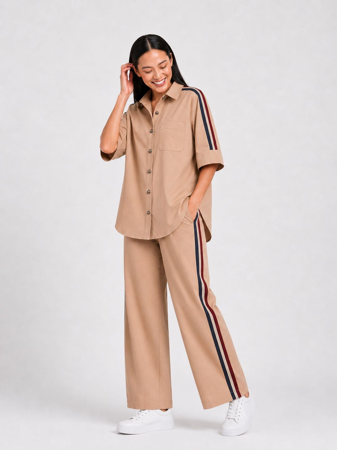 Sand Ribbon Pant Set