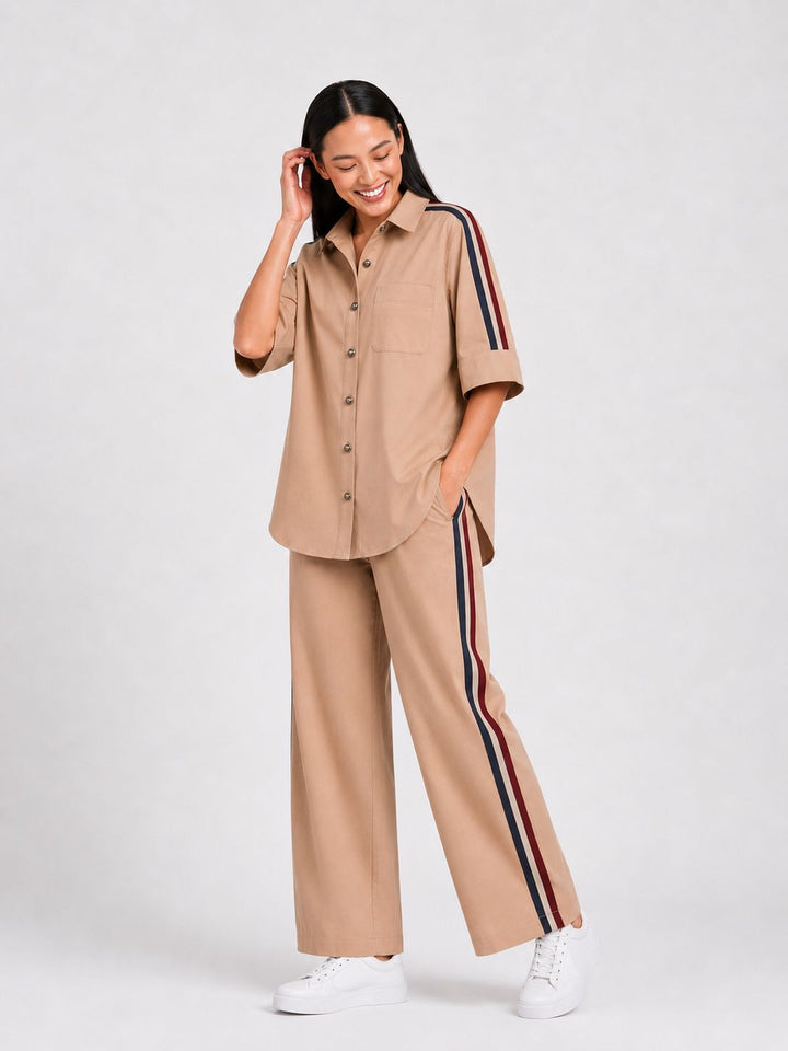 Sand Ribbon Pant Set