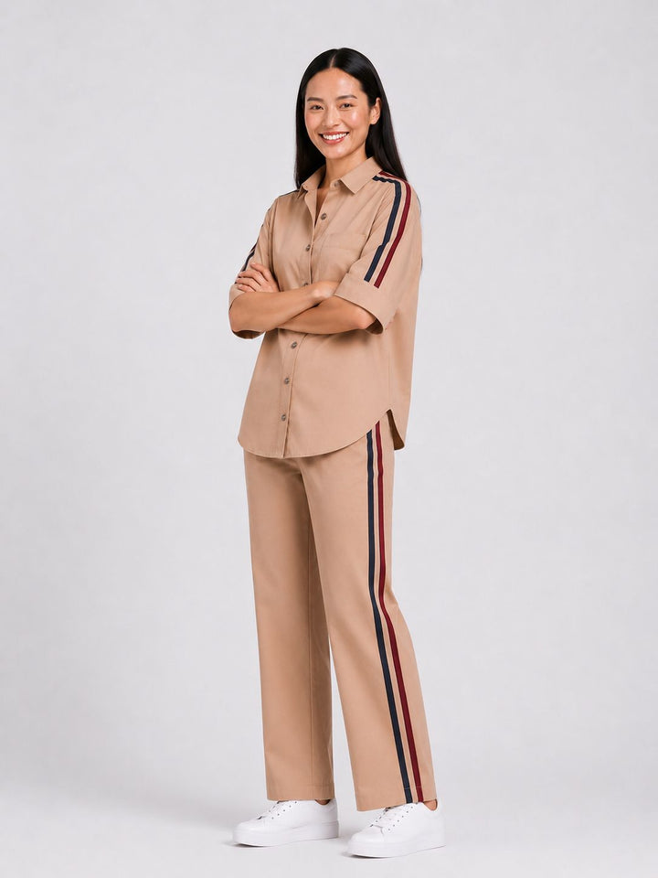 Sand Ribbon Pant Set