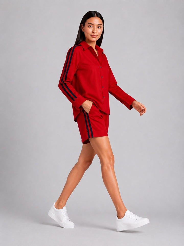Red Ribbon Short Set